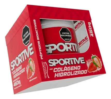 Sportive Colageno 450GR Sabor Fresa