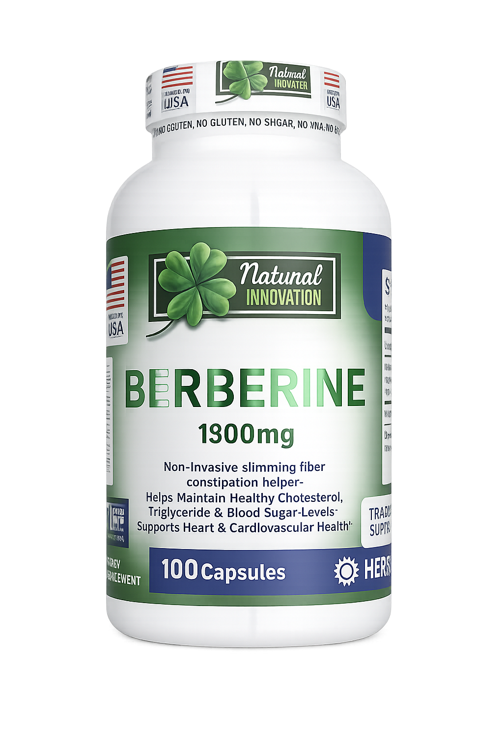 Berberine 1300MG 100CAPS Innovation Berberine 1300MG 100CAPS Innovation - Image 1