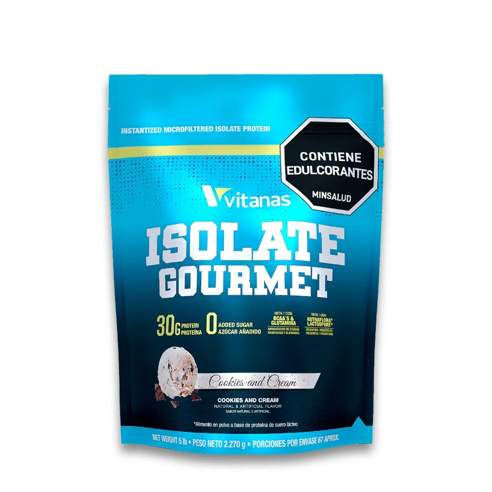 Isolate Gourmey Vitanas 5LB Vainilla y Cookies Isolate Gourmey Vitanas 5LB Vainilla y Cookies - Image 1