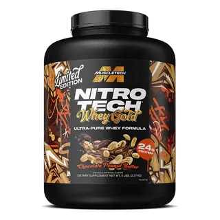 Nitrotech Whey Gold 2.2LB Chocolate de Mani Nitrotech Whey Gold 2.2LB Chocolate de Mani - Image 1