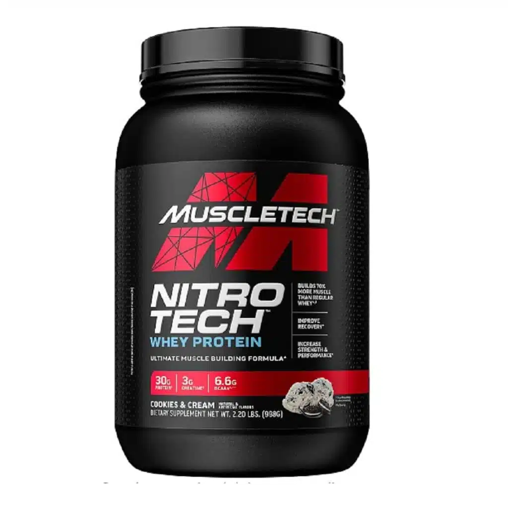 Nitrotech Whey Gold 2LB Vainilla y Chocolate, Arequipe, Fresa, Cookies, Churro Nitrotech Whey Gold 2LB Vainilla y Chocolate, Arequipe, Fresa, Cookies, Churro - Image 1