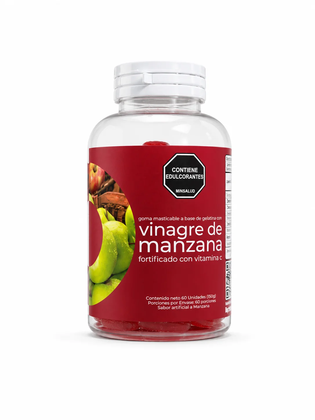 Vinagre de Manzana 60 Gomitas Osana Vinagre de Manzana 60 Gomitas Osana - Image 1